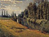 Petit Paintings - The Petit Bras of the Seine by Gustave Caillebotte